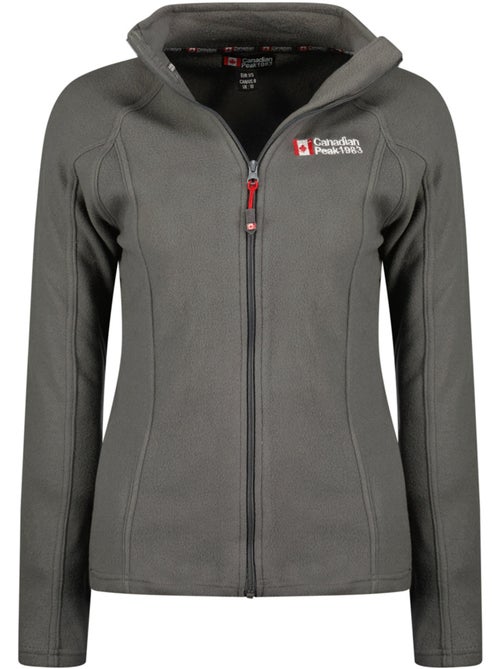 Giacca in pile con zip e collo alto tugeak – canadian peak - Kiabi