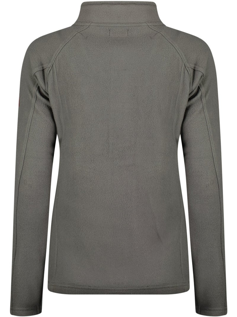 Giacca in pile con zip e collo alto tugeak – canadian peak Grigio scuro - Kiabi