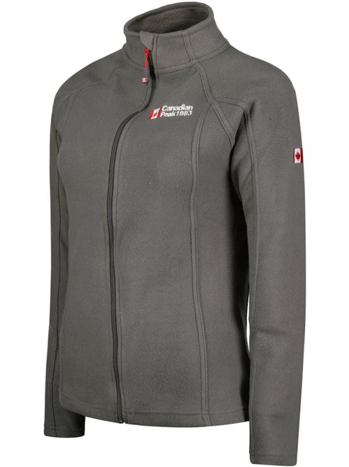 Giacca in pile con zip e collo alto tugeak – canadian peak - Kiabi