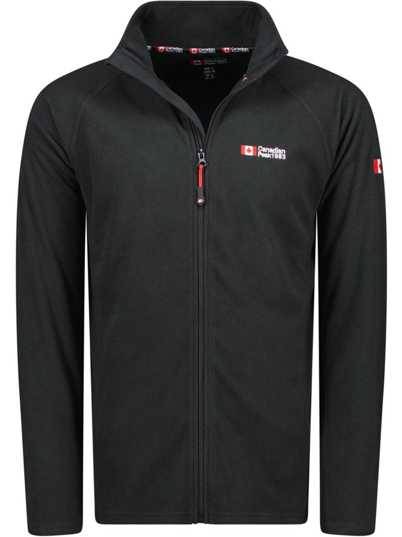Giacca in pile con zip e collo alto tugeak – canadian peak Nero - Kiabi