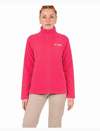 Giacca in pile con zip e collo alto tugeak – canadian peak