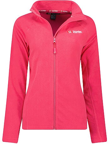 Giacca in pile con zip e collo alto tugeak – canadian peak