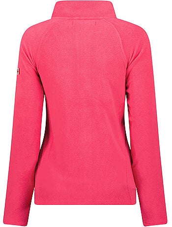 Giacca in pile con zip e collo alto tugeak – canadian peak