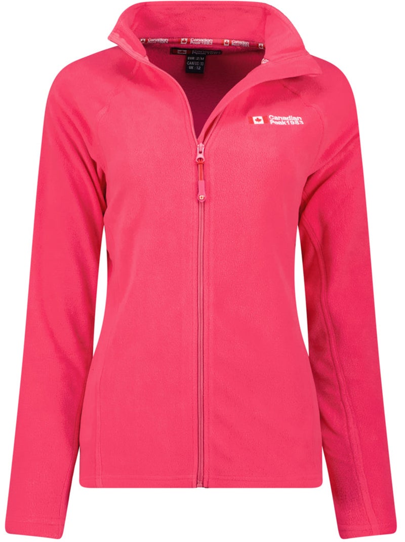 Giacca in pile con zip e collo alto tugeak – canadian peak Rosa fucsia - Kiabi