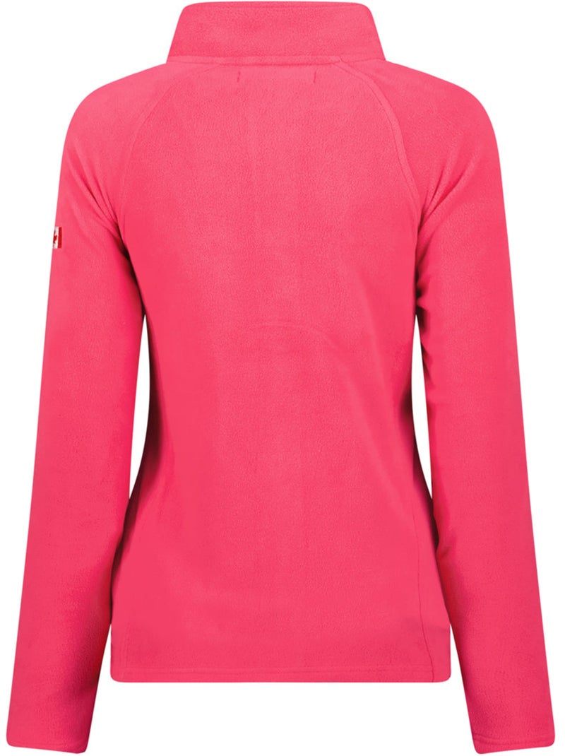 Giacca in pile con zip e collo alto tugeak – canadian peak Rosa fucsia - Kiabi