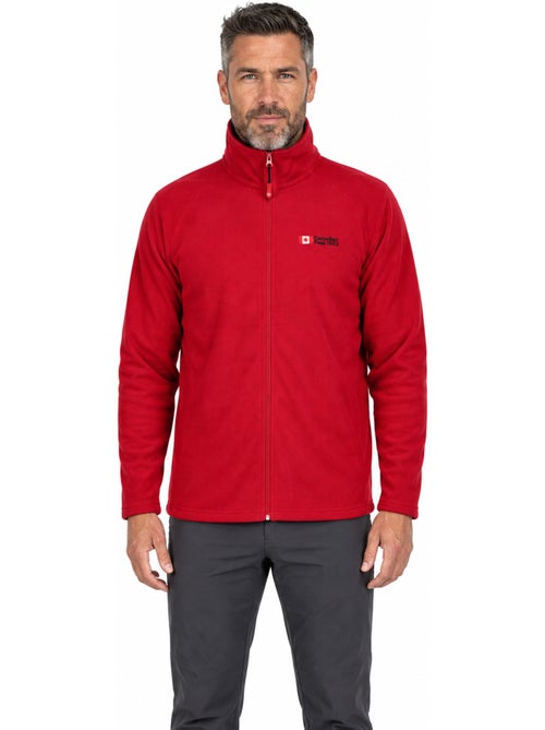 Giacca in pile con zip e collo alto tugeak – canadian peak - Kiabi