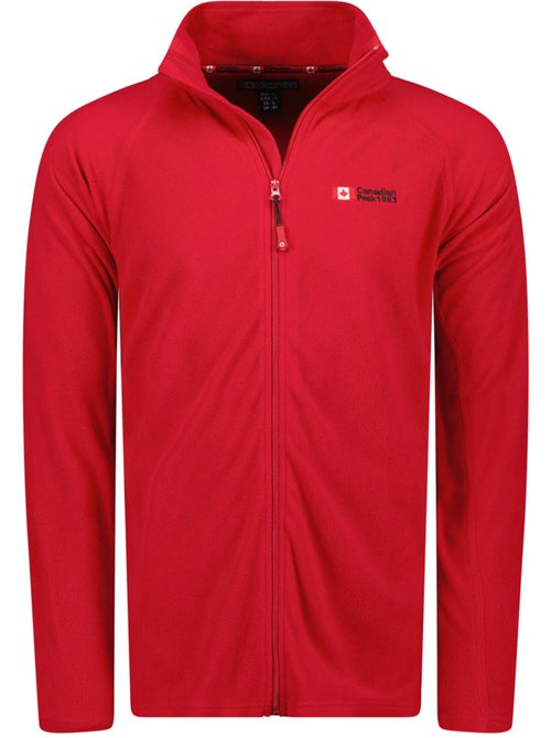 Giacca in pile con zip e collo alto tugeak – canadian peak - Kiabi