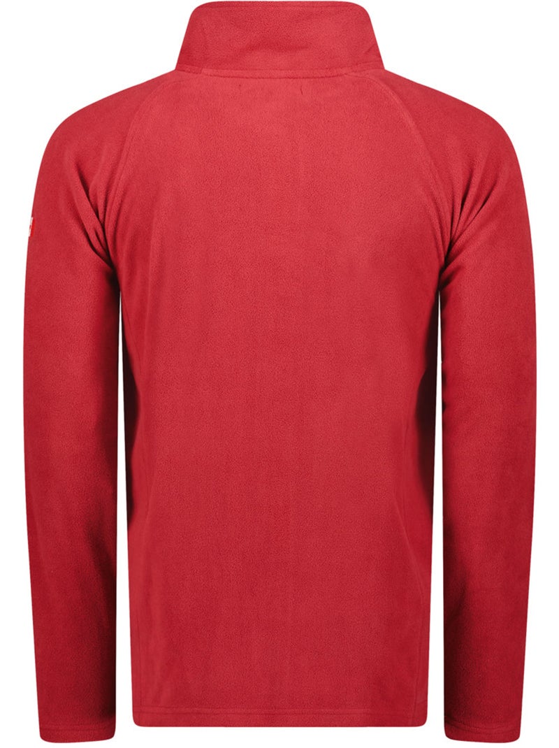 Giacca in pile con zip e collo alto tugeak – canadian peak Rosso - Kiabi
