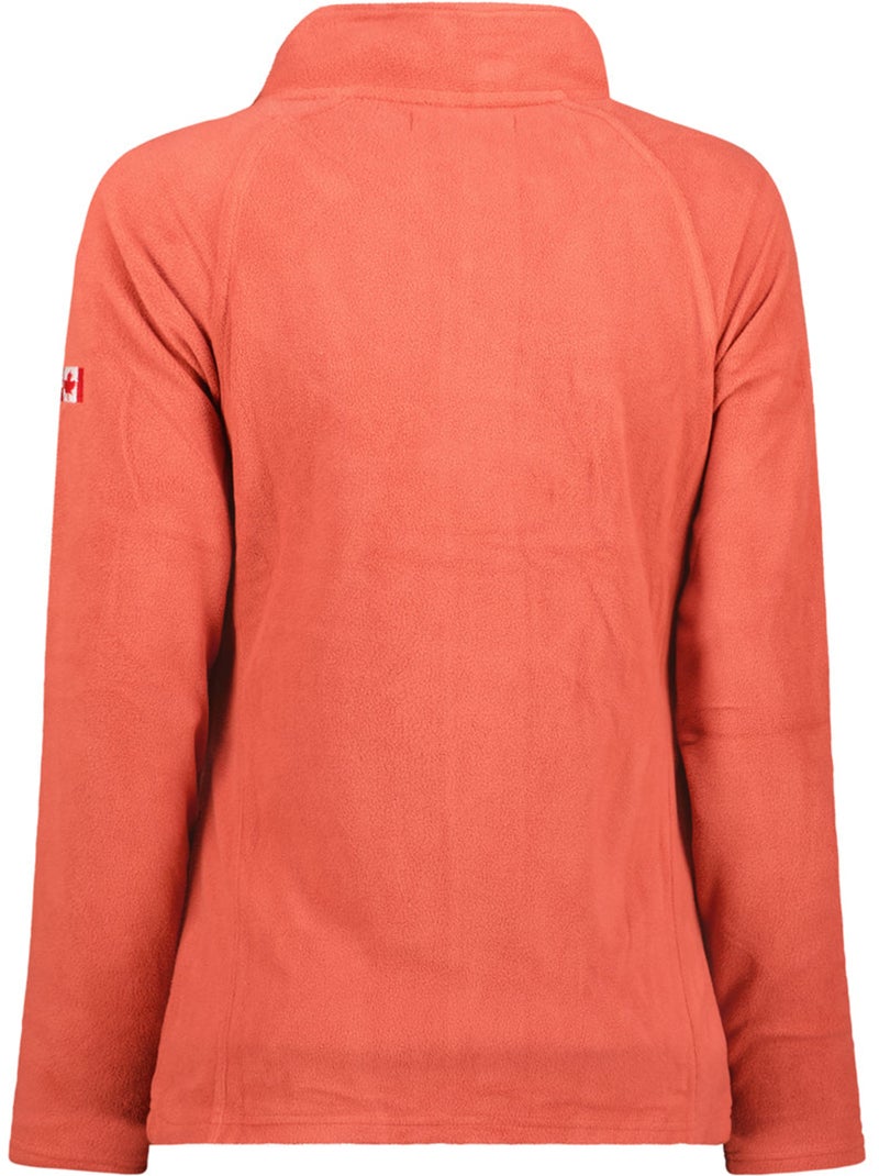 Giacca in pile con zip e collo alto tugeak – canadian peak Terracotta - Kiabi