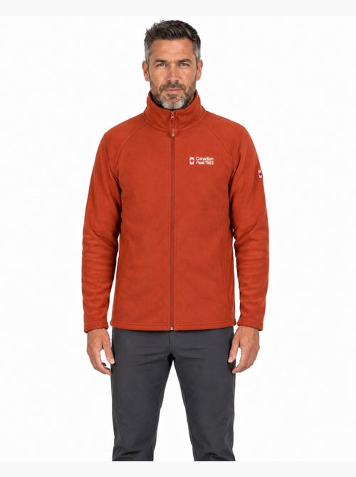 Giacca in pile con zip e collo alto tugeak – canadian peak - Kiabi