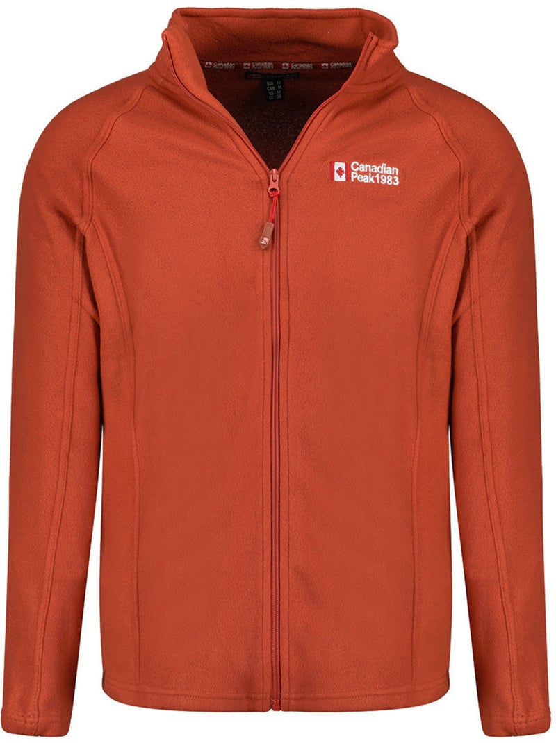 Giacca in pile con zip e collo alto tugeak – canadian peak Terracotta - Kiabi