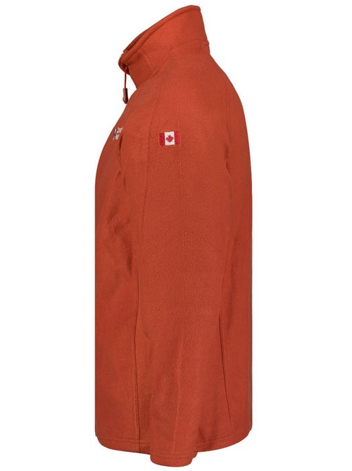 Giacca in pile con zip e collo alto tugeak – canadian peak - Kiabi