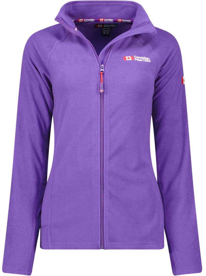 Giacca in pile con zip e collo alto tugeak – canadian peak Viola - Kiabi