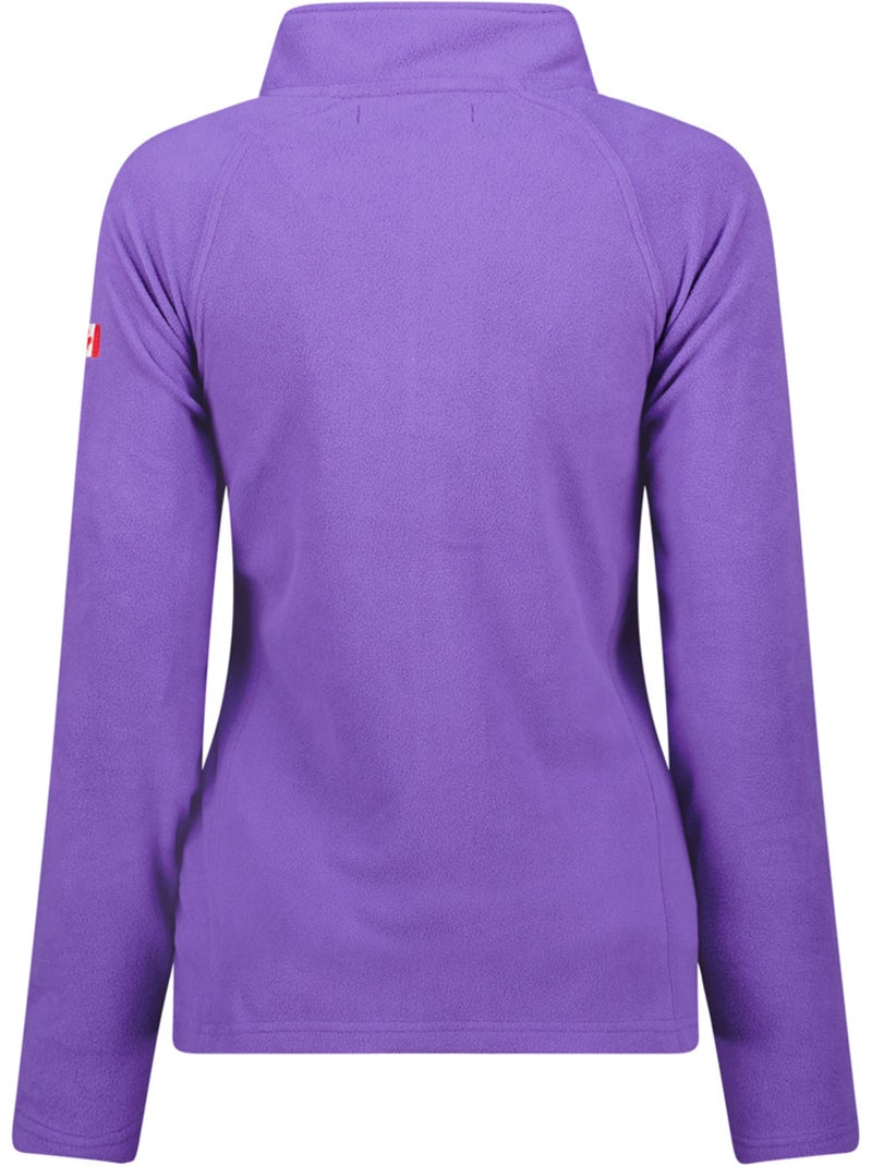 Giacca in pile con zip e collo alto tugeak – canadian peak Viola - Kiabi