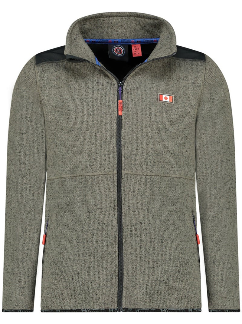Giacca in pile con zip tickaeleak – canadian peak Grigio scuro - Kiabi