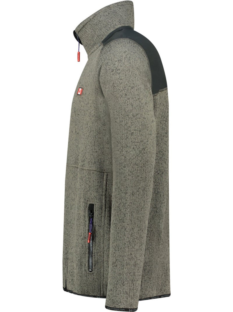 Giacca in pile con zip tickaeleak – canadian peak Grigio scuro - Kiabi