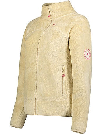 Giacca in pile con zip udilas – canadian peak