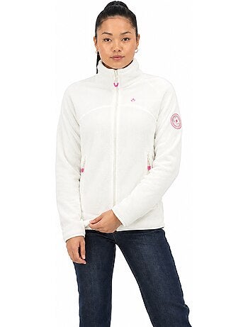 Giacca in pile con zip udilas – canadian peak