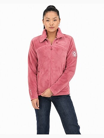 Giacca in pile con zip udilas – canadian peak