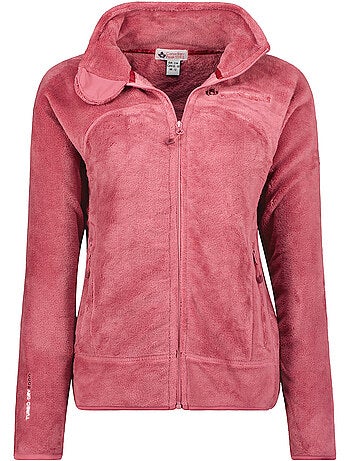 Giacca in pile con zip udilas – canadian peak