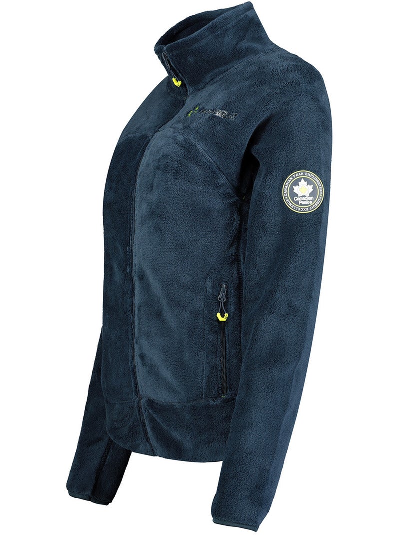 Giacca in pile con zip udilas – canadian peak Blu marino - Kiabi