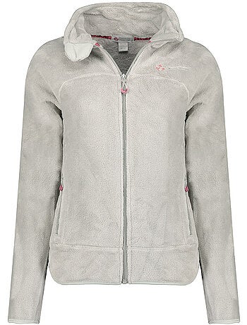 Giacca in pile con zip udilas – canadian peak
