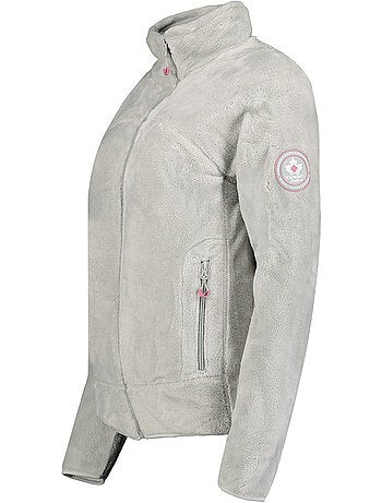 Giacca in pile con zip udilas – canadian peak