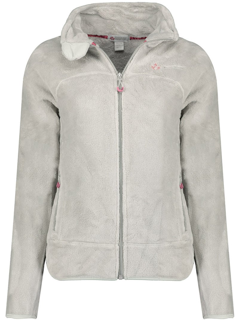 Giacca in pile con zip udilas – canadian peak Grigio chiaro - Kiabi
