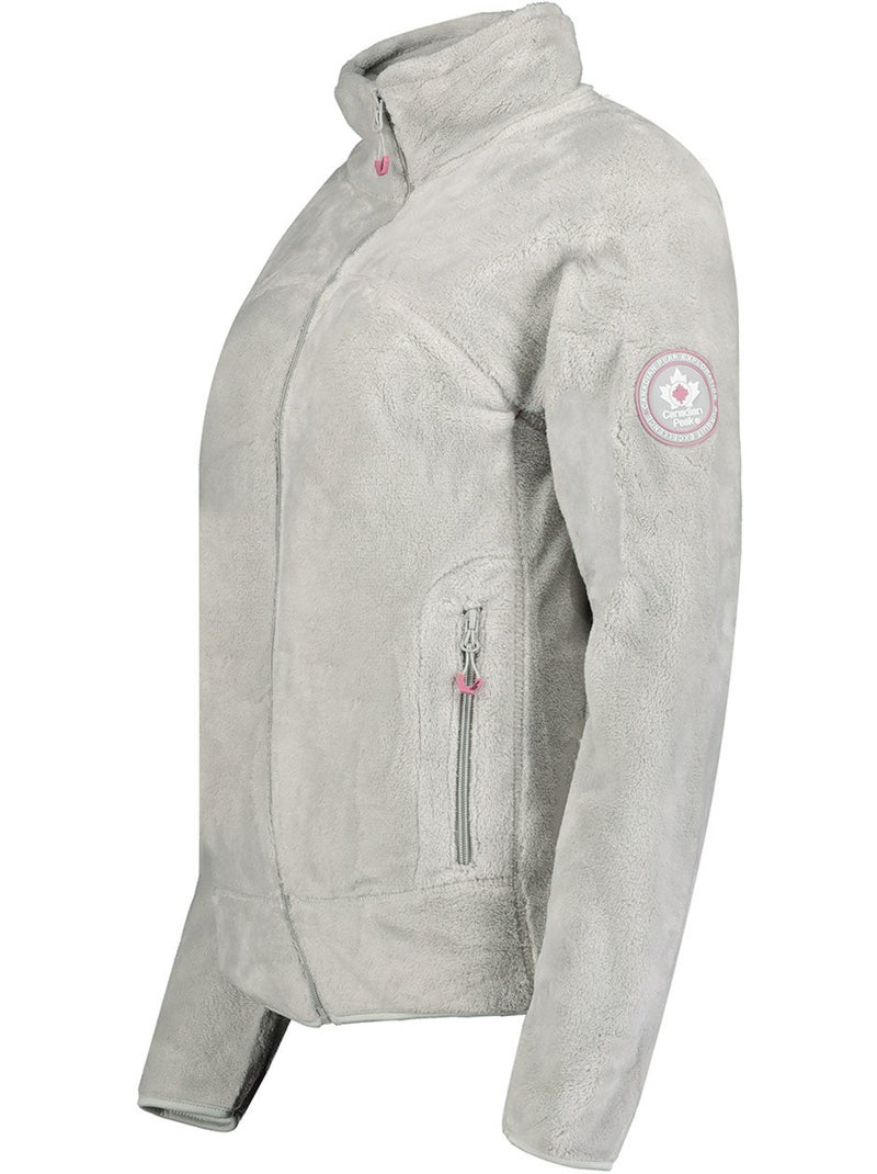 Giacca in pile con zip udilas – canadian peak Grigio chiaro - Kiabi
