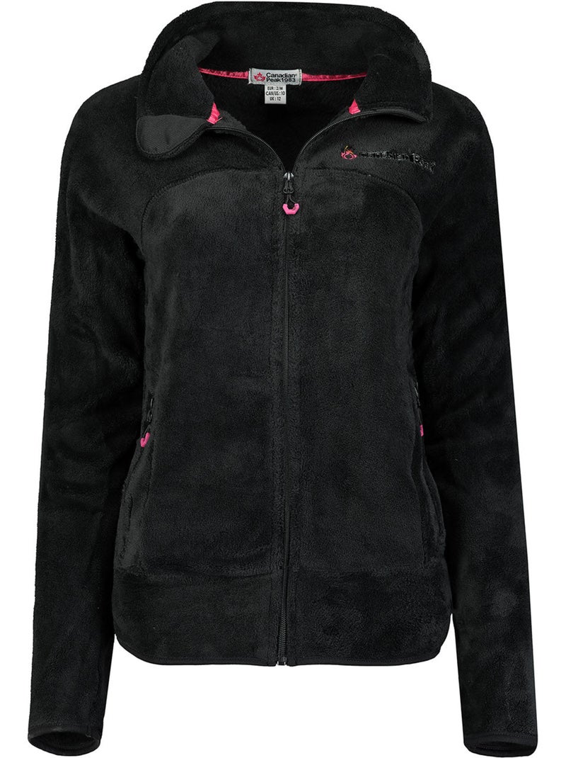 Giacca in pile con zip udilas – canadian peak Nero - Kiabi