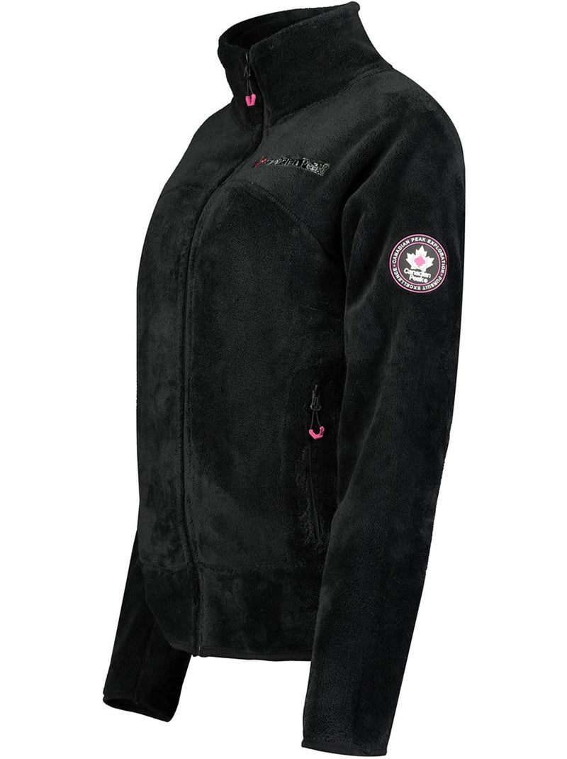 Giacca in pile con zip udilas – canadian peak Nero - Kiabi