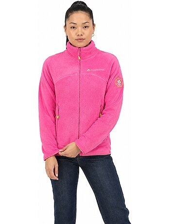Giacca in pile con zip udilas – canadian peak