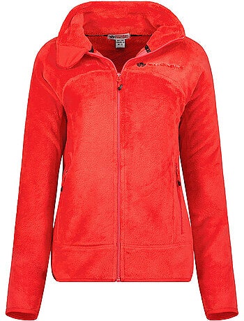 Giacca in pile con zip udilas – canadian peak