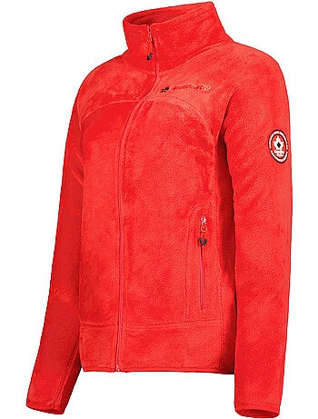 Giacca in pile con zip udilas – canadian peak