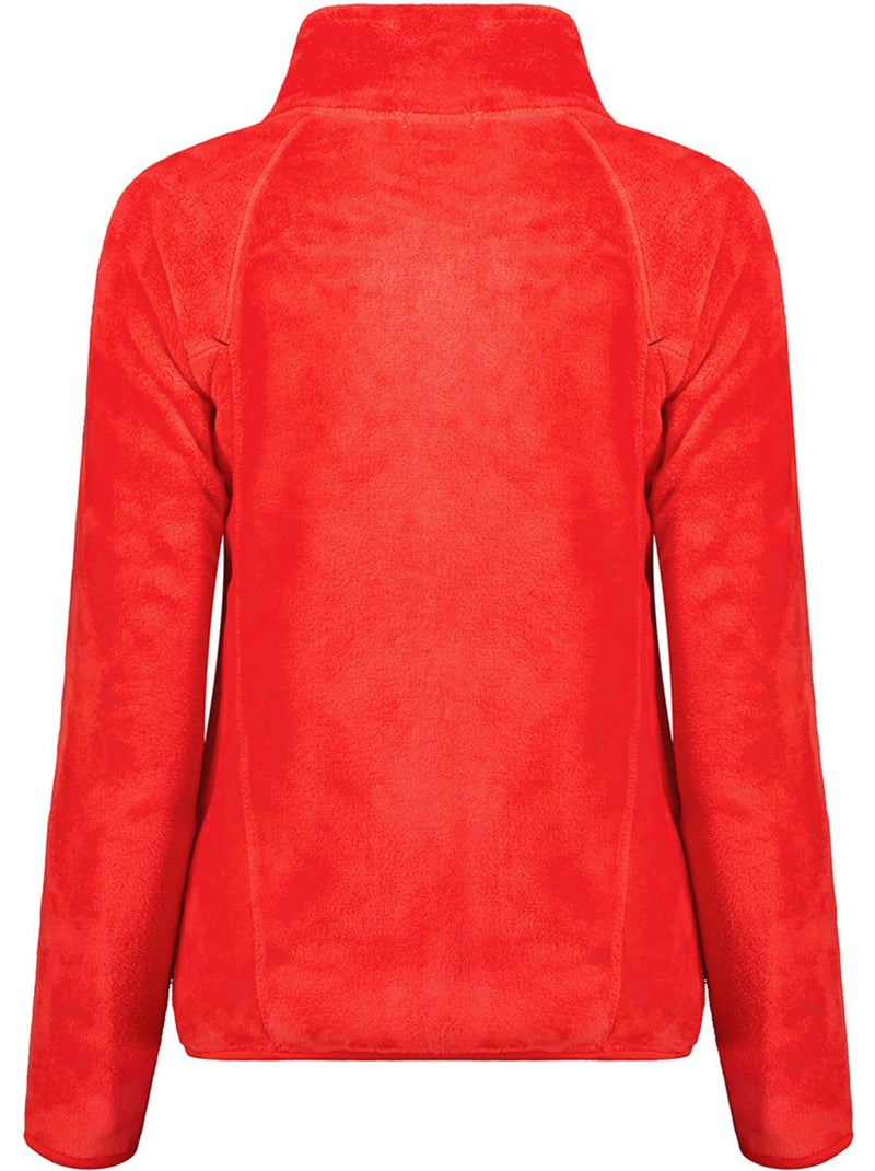 Giacca in pile con zip udilas – canadian peak Rosso - Kiabi