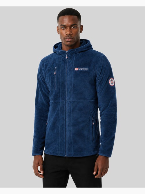 Giacca in pile con zip upload hood – geographical norway - Kiabi