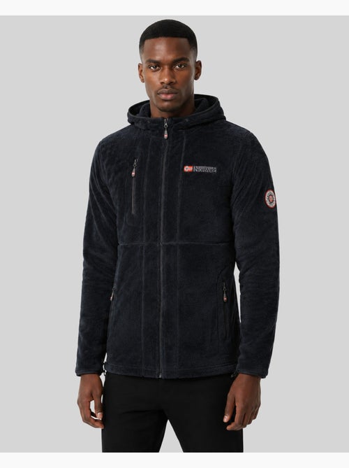 Giacca in pile con zip upload hood – geographical norway - Kiabi Giacca in pile con zip upload hood – geographical norway - Kiabi