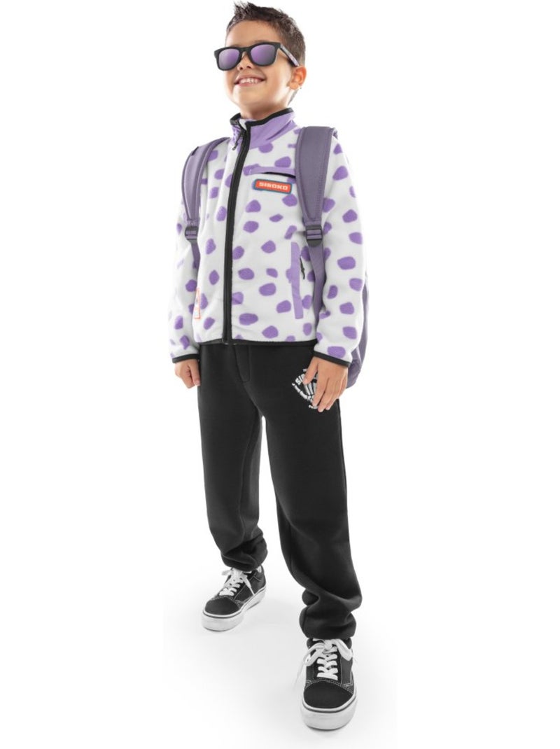 Giacca in pile da bambini sport invernali bambini e bambine popsicle Bianco - Kiabi