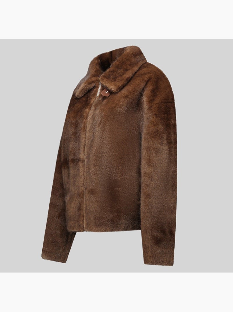 Giacca in pile donica – geographical norway Marrone - Kiabi