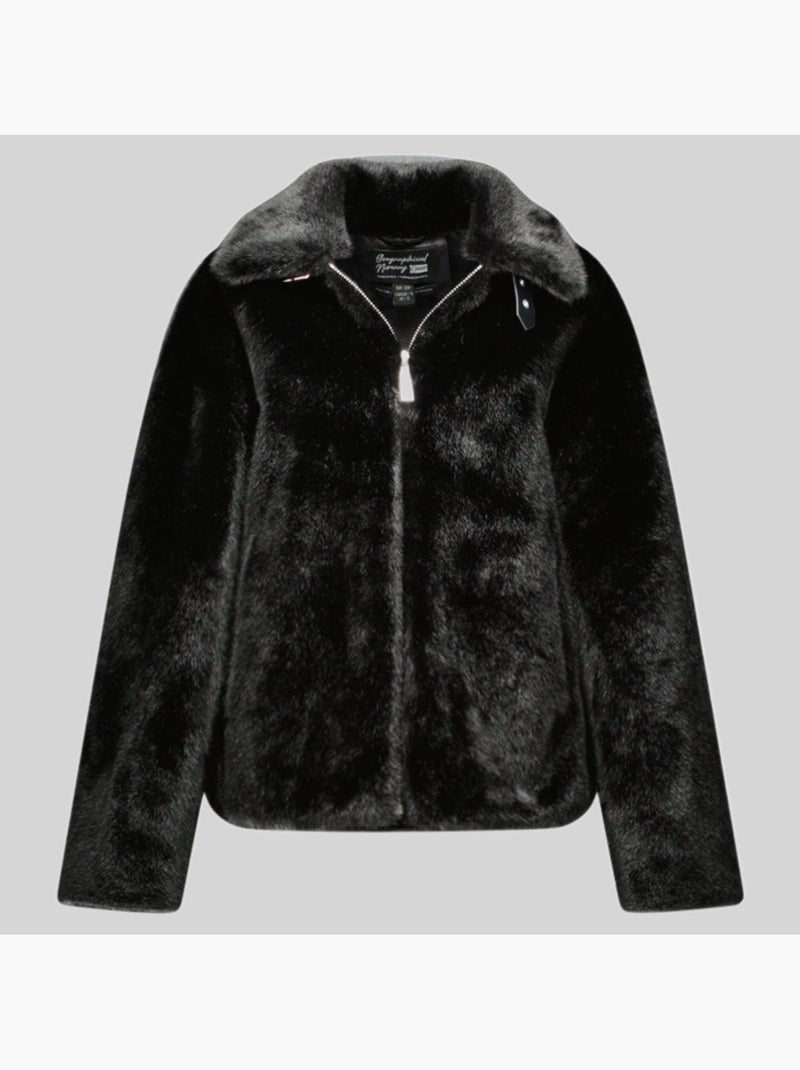 Giacca in pile donica – geographical norway Nero - Kiabi