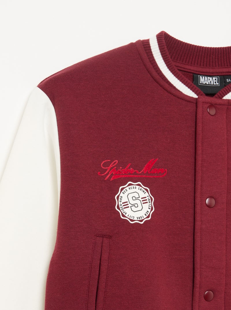 Giacca in pile 'Marvel' 'Spider-Man' Rosso - Kiabi
