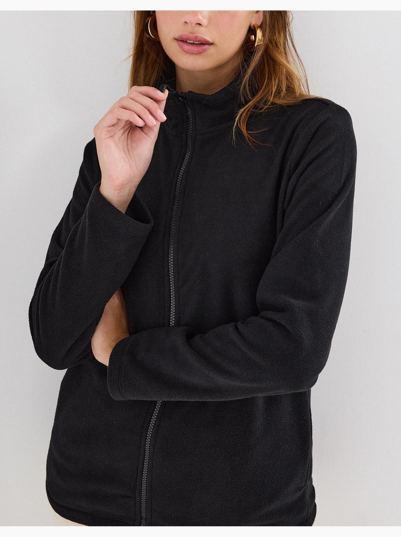 Giacca in pile, MO Fashion Nero - Kiabi