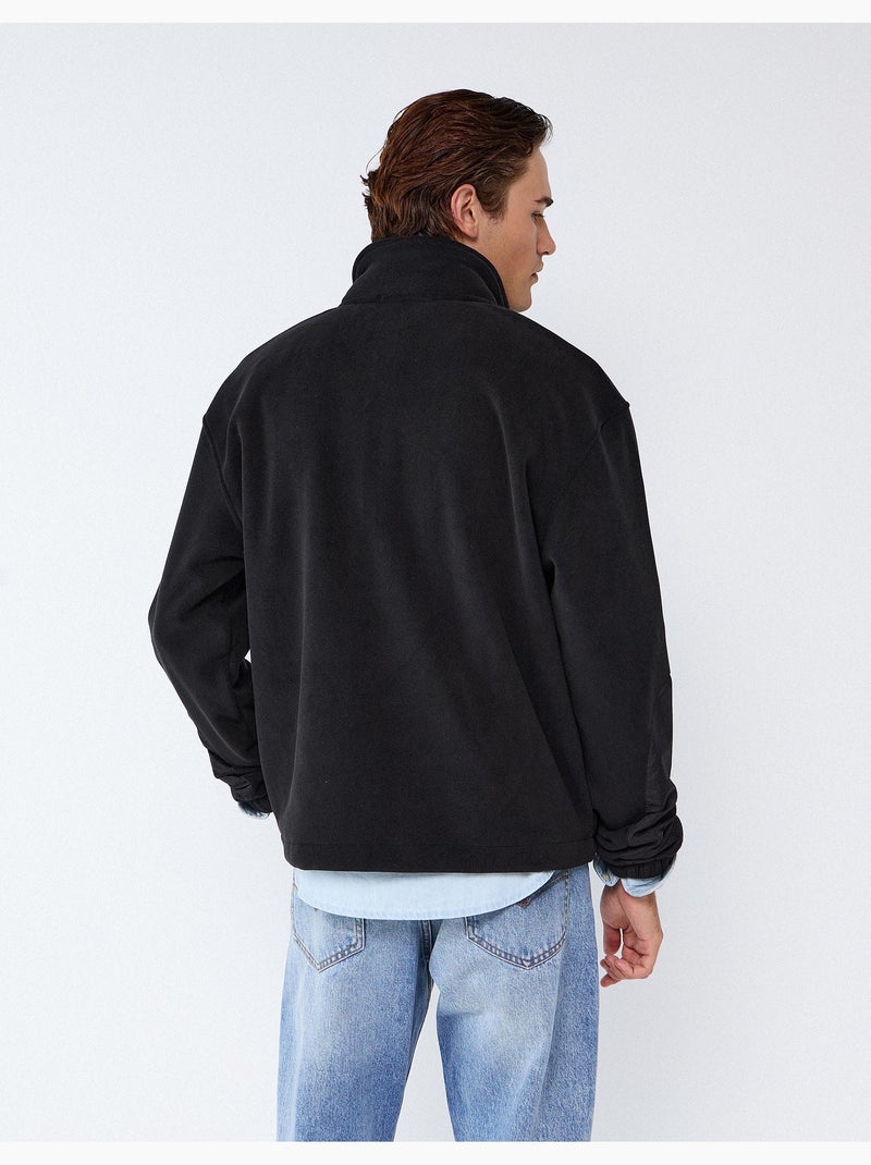 Giacca in pile, mo fashion Nero - Kiabi
