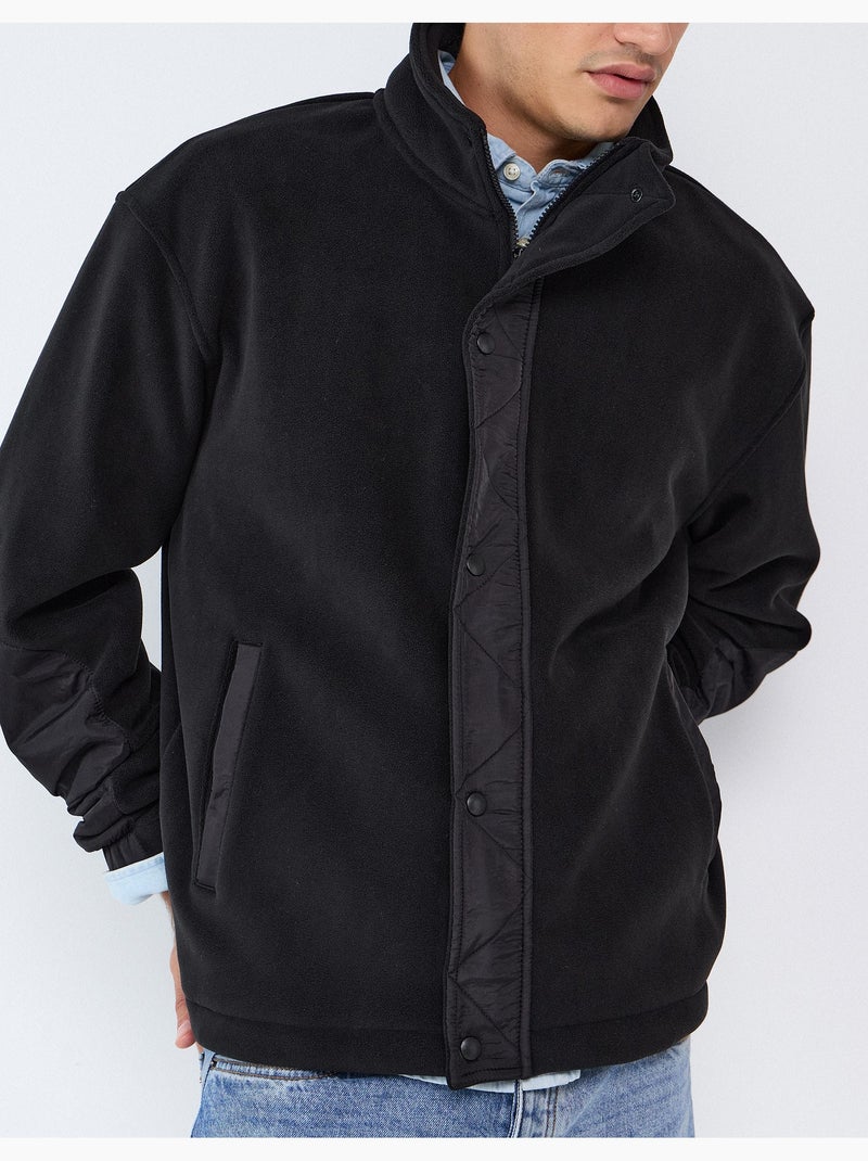 Giacca in pile, mo fashion Nero - Kiabi
