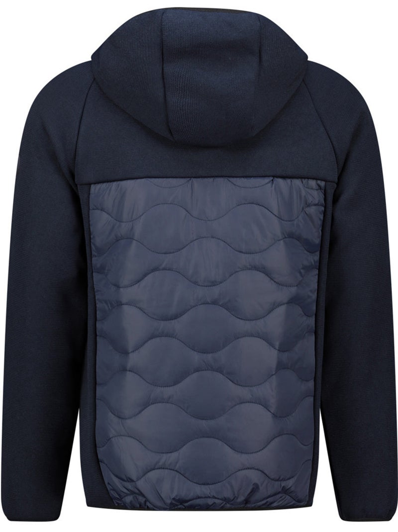 Giacca in pile pesante bimateriale con cappuccio tenessoeak – canadian peak Blu marino - Kiabi