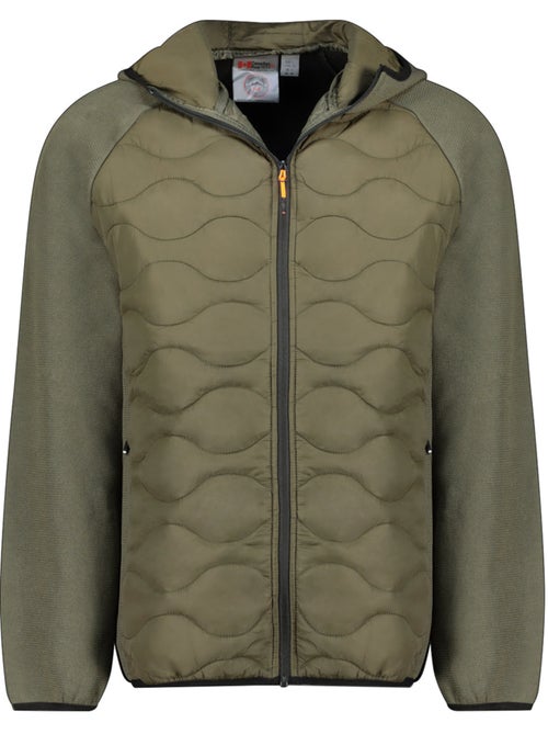 Giacca in pile pesante bimateriale con cappuccio tenessoeak – canadian peak - Kiabi