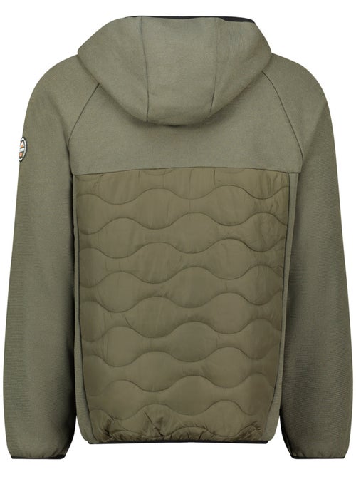 Giacca in pile pesante bimateriale con cappuccio tenessoeak – canadian peak - Kiabi