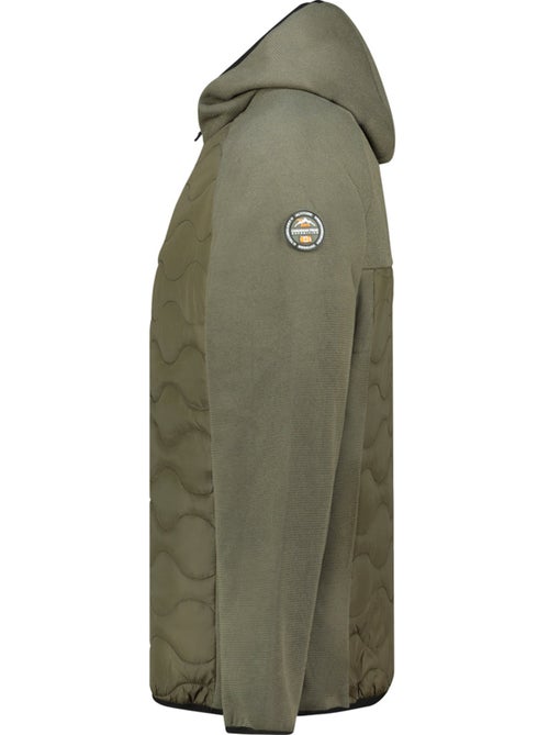 Giacca in pile pesante bimateriale con cappuccio tenessoeak – canadian peak - Kiabi
