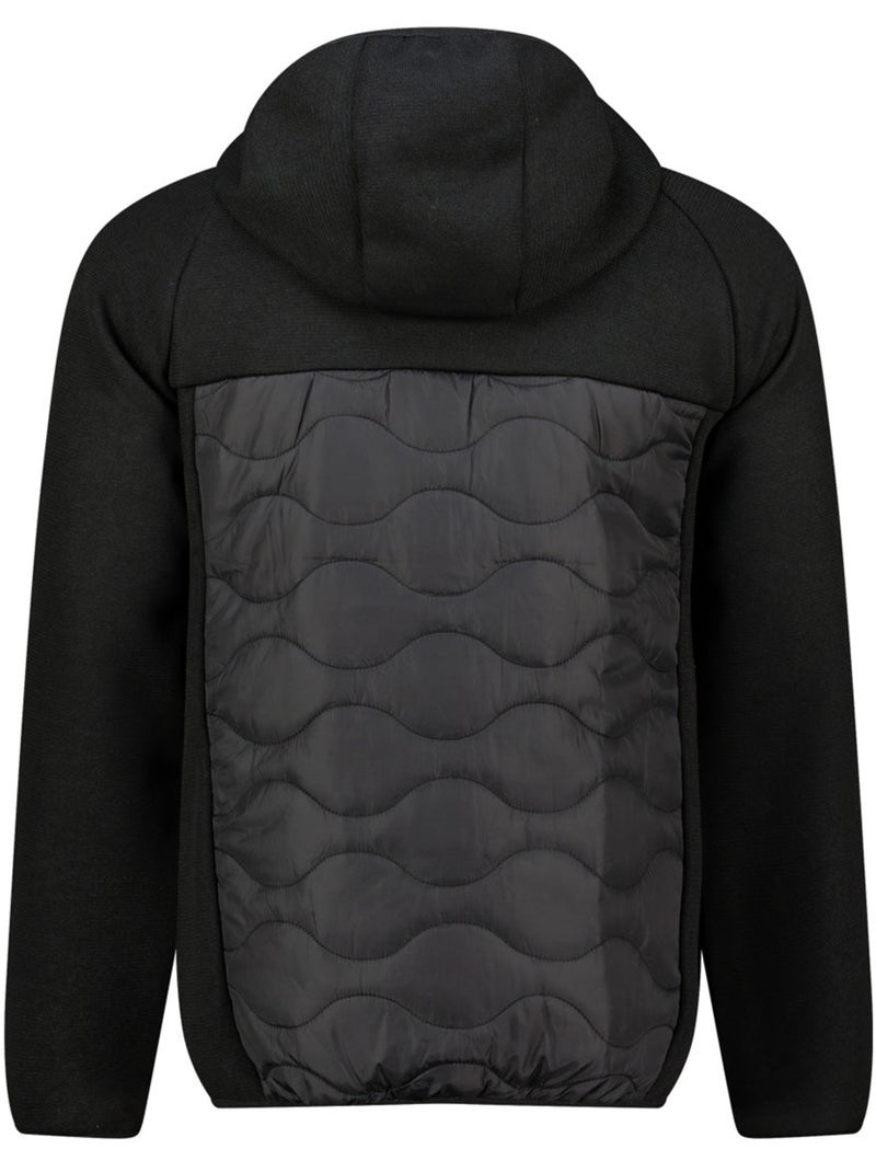 Giacca in pile pesante bimateriale con cappuccio tenessoeak – canadian peak Nero - Kiabi