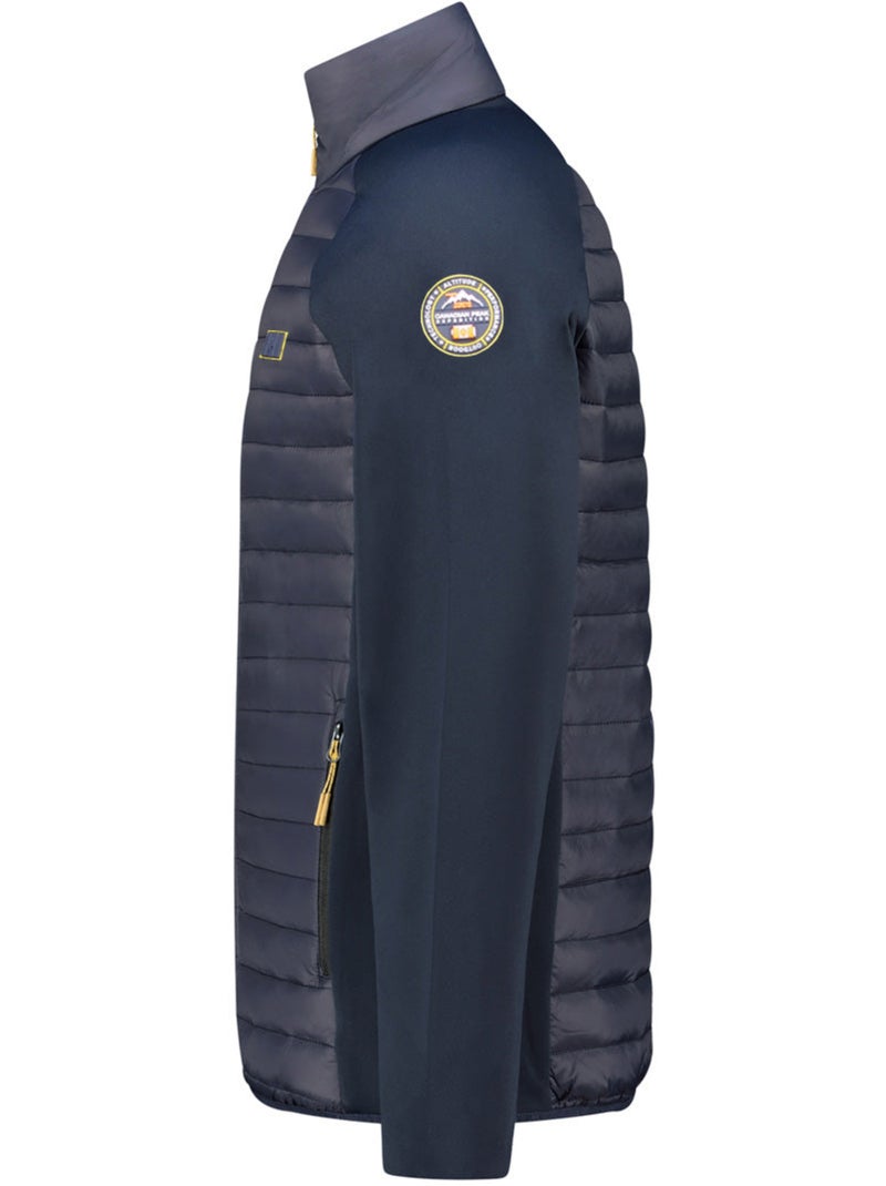 Giacca in pile pesante bimateriale touroeak – canadian peak Blu marino - Kiabi